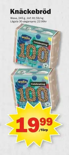 Pekås Knäckebröd, SEK 19.99 erbjuda