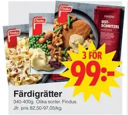 Matöppet Färdigrätter, SEK 99 erbjuda