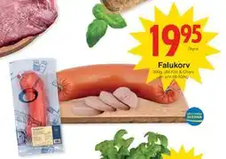 Matöppet Falukorv, SEK 19.95 erbjuda