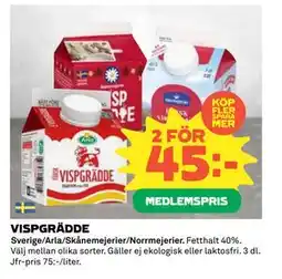 Coop Daglivs VISPGRÄDDE, Medlemspris erbjuda