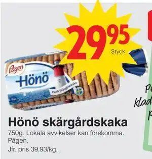 Matöppet Hönö skärgårdskaka, SEK 29.95 erbjuda