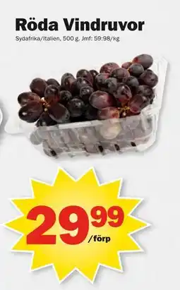 Pekås Röda Vindruvor, SEK 29.99 erbjuda