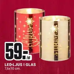 ÖoB LED-LJUS I GLAS, SEK 59 erbjuda