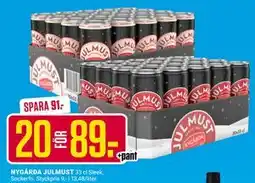 ÖoB NYGÅRDA JULMUST, SEK 89 erbjuda