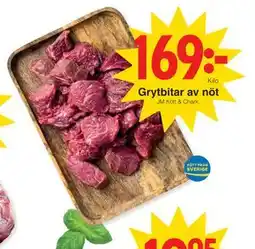 Matöppet Grytbitar av nöt, SEK 169 erbjuda