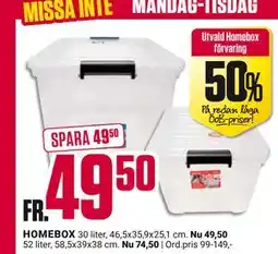 ÖoB HOMEBOX erbjuda