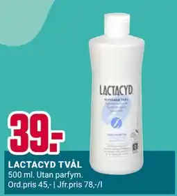 ÖoB LACTACYD TVÅL, SEK 39 erbjuda