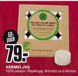 ÖoB VÄRMELJUS, SEK 79 erbjuda
