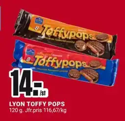 ÖoB LYON TOFFY POPS, SEK 14 erbjuda