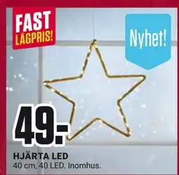 ÖoB HJÄRTA LED, SEK 49 erbjuda