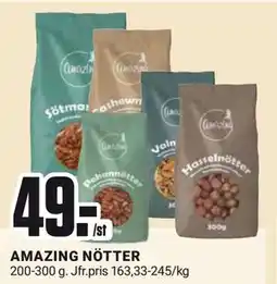 ÖoB AMAZING NÖTTER, SEK 49 erbjuda