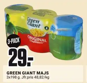 ÖoB GREEN GIANT MAJS, SEK 29 erbjuda