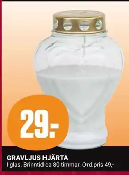 ÖoB GRAVLJUS HJÄRTA, Medlemspris erbjuda