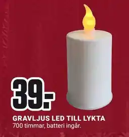 ÖoB GRAVLJUS LED TILL LYKTA, SEK 39 erbjuda