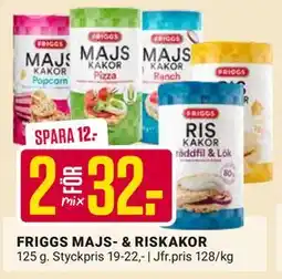 ÖoB FRIGGS MAJS- & RISKAKOR, SEK 32 erbjuda
