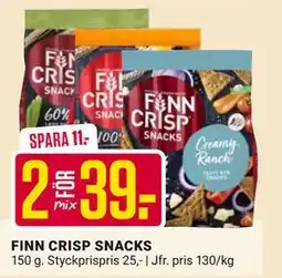 ÖoB FINN CRISP SNACKS, SEK 39 erbjuda
