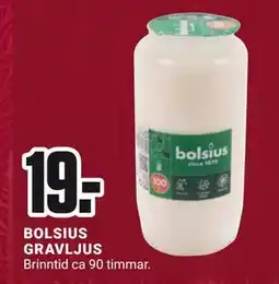 ÖoB BOLSIUS GRAVLJUS, SEK 19 erbjuda
