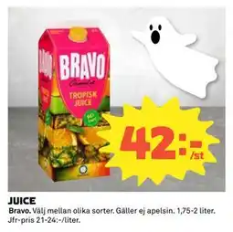 Coop Daglivs JUICE, SEK 42 erbjuda