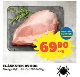 Coop Daglivs FLÄSKSTEK AV BOG, SEK 69.9 erbjuda