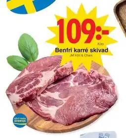 Matöppet Benfri karré skivad, SEK 109 erbjuda
