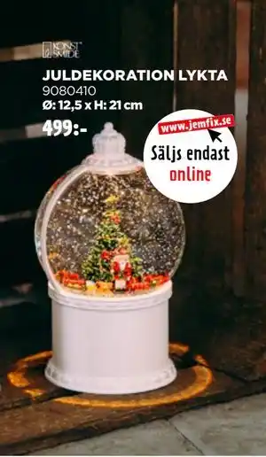 Jem&Fix JULDEKORATION LYKTA, SEK 499 erbjuda