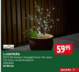 Jem&Fix LJUSTRÄD, SEK 59.95 erbjuda
