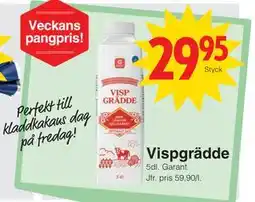Matöppet Vispgrädde, SEK 29.95 erbjuda