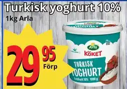 Supergrossen Turkisk yoghurt 10%, SEK 29 erbjuda