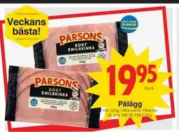 Matöppet Pålägg, SEK 19.95 erbjuda