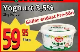 Supergrossen Yoghurt 3,5%, SEK 59.95 erbjuda