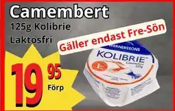 Supergrossen Camembert, SEK 19.95 erbjuda