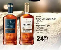 Citti Larsen Nature Cask Cognac VSOP eller Cognac Aqua Ignis., EUR 24.99 erbjuda