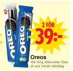 Matöppet Oreos, SEK 39 erbjuda