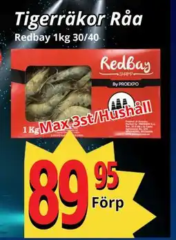 Supergrossen Tigerräkor Råa, SEK 89.95 erbjuda