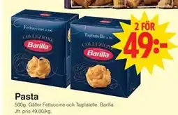 Matöppet Pasta, SEK 49 erbjuda