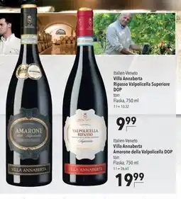 Citti Villa Annaberta Ripasso Valpolicella Superiore DOP, EUR 9.99 erbjuda