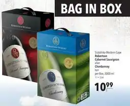 Citti Robertson Cabernet Sauvignon eller Chardonnay, EUR 10.99 erbjuda