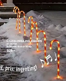 Jem&Fix LJUSSLINGA POLKAGRIS, SEK 169 erbjuda