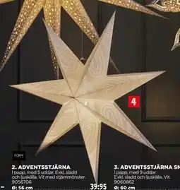 Jem&Fix ADVENTSSTJÄRNA HJÄRTA, SEK 59.95 erbjuda