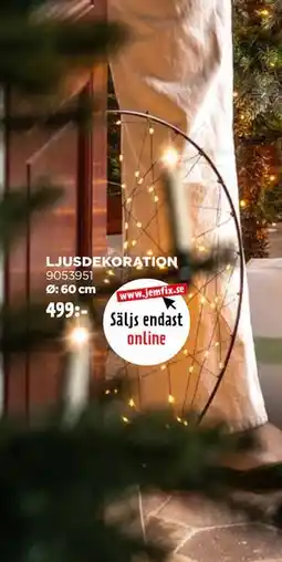 Jem&Fix LJUSDEKORATION, SEK 499 erbjuda