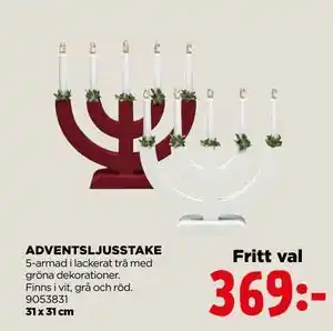 Jem&Fix ADVENTSLJUSSTAKE, SEK 369 erbjuda