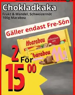 Supergrossen Chokladkaka, SEK 15 erbjuda