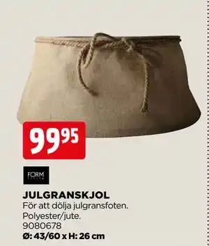 Jem&Fix JULGRANSKJOL, SEK 99.95 erbjuda