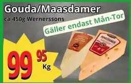 Supergrossen Gouda/Maasdamer, SEK 99.95 erbjuda