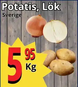 Supergrossen Potatis, Lök, SEK 5.95 erbjuda