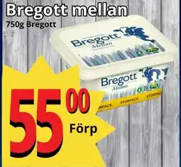 Supergrossen Bregott mellan, SEK 55 erbjuda