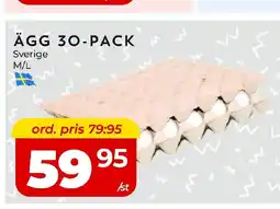 Matrix Butikerna Ägg 30-pack erbjuda