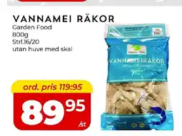 Matrix Butikerna Vannamei räkor garden food erbjuda