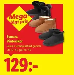 Lidl Esmara vinterskor erbjuda