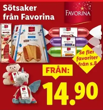 Sötsaker från favorina
